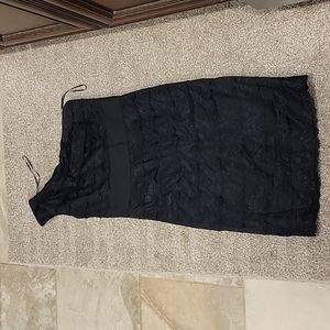 BLACK LACY COCKTAIL DRESS